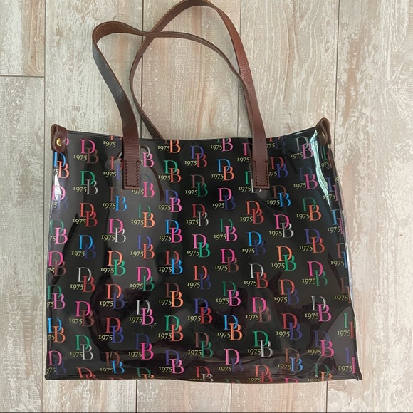 Dooney & Bourke Handbags - Dooney & Bourke clear it medium multi plastic tote